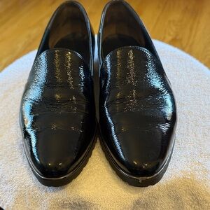 Paul Green Black Patent Leather Loafers